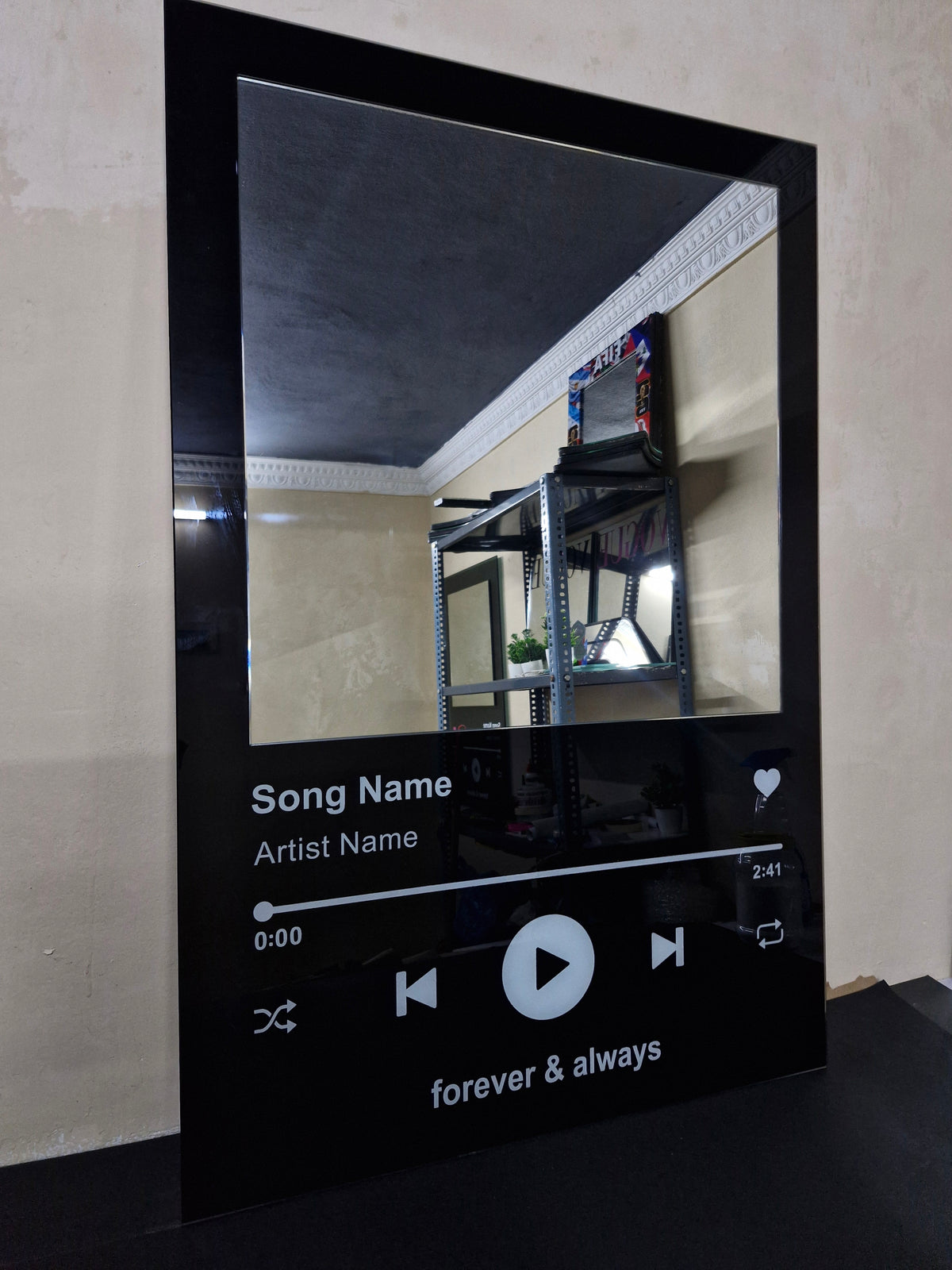 Spotify-Style Music Mirror.