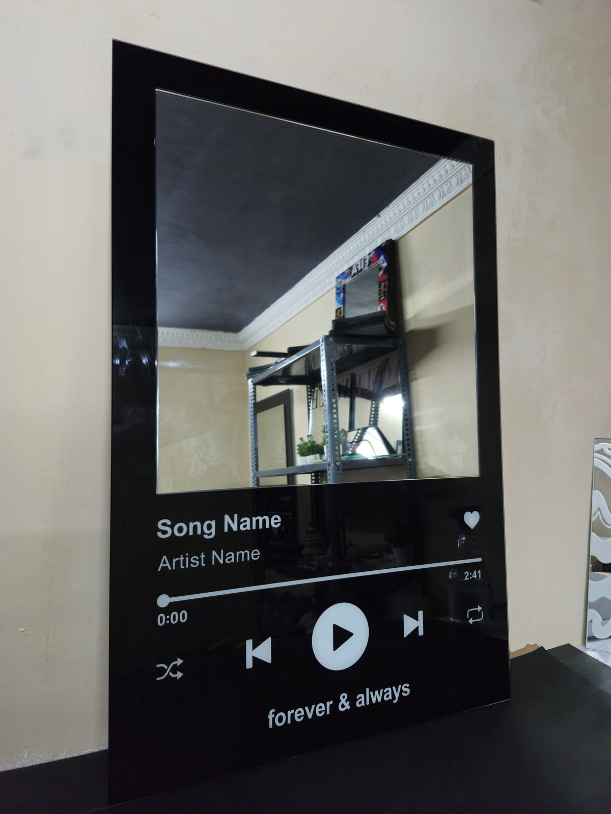 Spotify-Style Music Mirror.
