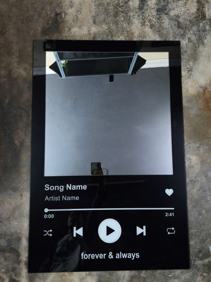 Spotify-Style Music Mirror.