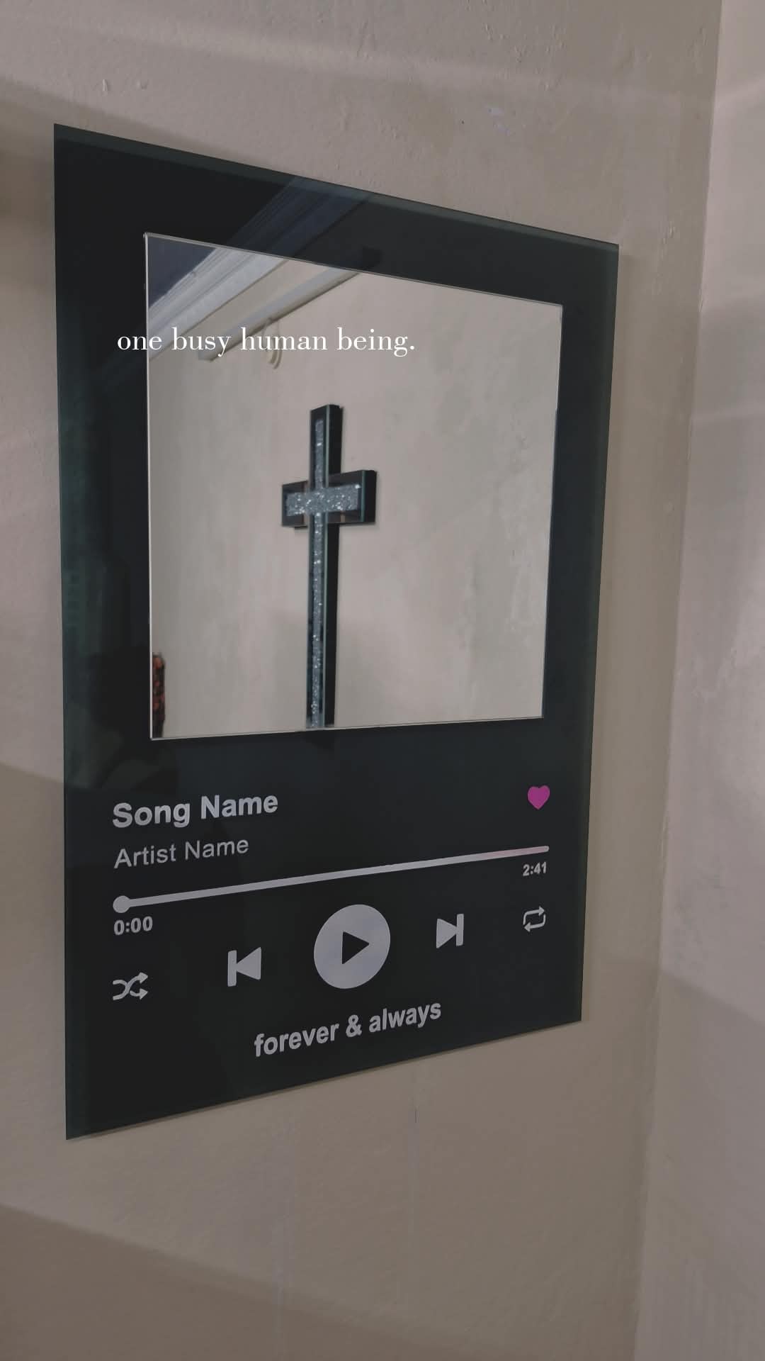 Spotify-Style Music Mirror.