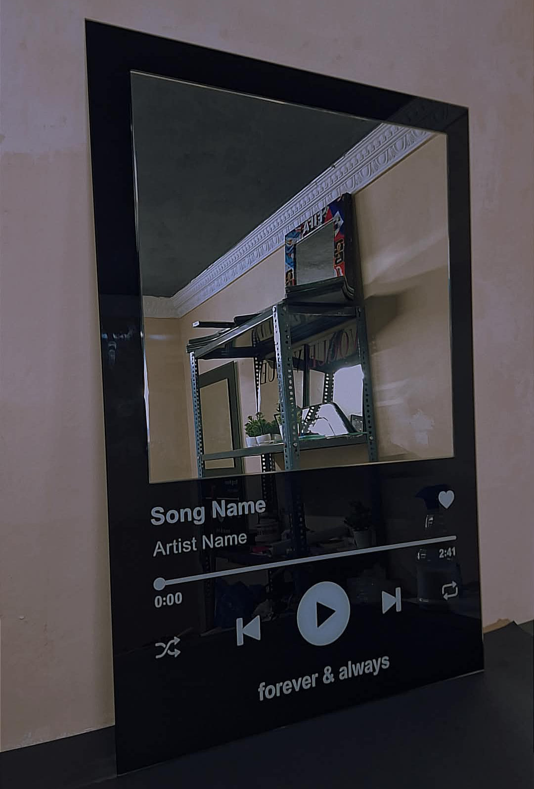 Spotify-Style Music Mirror.